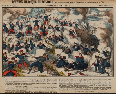 ベルフォール包囲戦、普仏戦争、1870年11月-1871年2月 作： French School