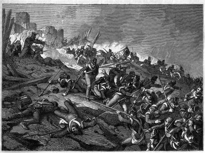 1812年9月18日から10月22日までのブルゴス包囲戦-スペインとポルトガルのキャンペーン（1808年～1814年）（1812年9月18日から10月22日まで：ブルゴスの座）-アドルフ・ティエールの「領事の歴史に続く帝国の歴史」に掲載-187年 作： French School