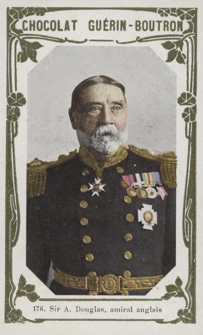 サー・ダグラス、イギリス海軍大将（カラー写真） 作： French School
