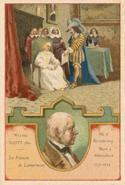 スコットランドの小説家ウォルタースコット卿 作： French School