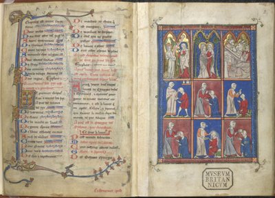 Sloane 1977,f.2 The Chirurgia: Biblical and Medical Scenes 聖書と医療の場面 作： French School