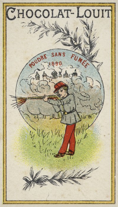 無煙粉、1890 作： French School
