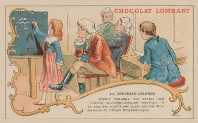 優秀な若い数学者、ソフィージャーメイン 作： French School