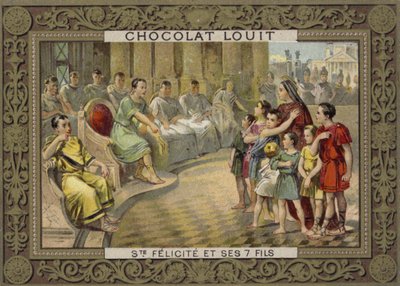 ローマの聖フェリシタとその7人の息子 作： French School