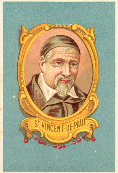 St Vincent de Paul（カラーリトグラフ） 作： French School