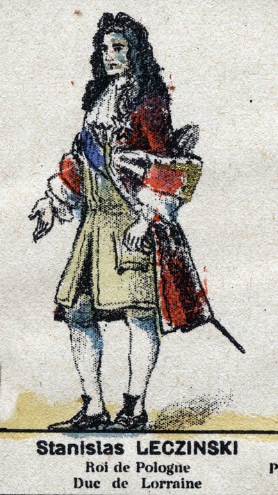 Stanislas I Leszczynski (1677-1766), Duke of Lorraine and Bar, King of Polon.In "Galeriede Kings and Queens of France and illustrious characters from 1643 to 1895" Epinal image. 作： French School
