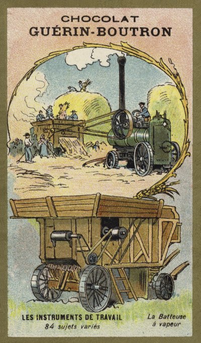 蒸気脱穀機 作： French School