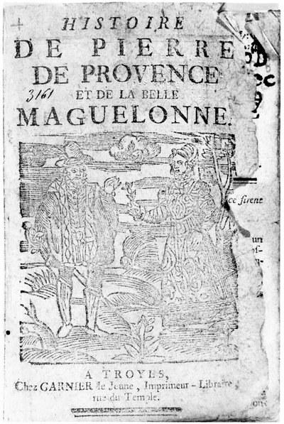 ピエールドプロヴァンスとベルマゲロンヌの物語、ビブリオテックブルー、トロワ、1738年 作： French School