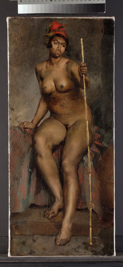 ムラートの女性の研究、1820-25 作： French School