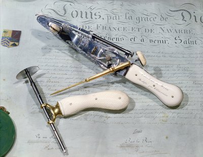 バロンドミニクジャンラレー（1766-1842）の時代に切断に使用された手術器具 作： French School