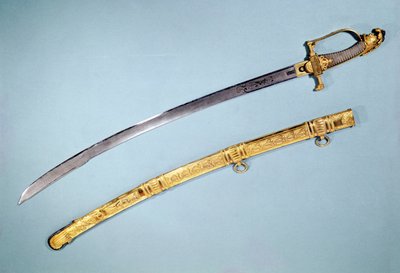 ディレクトワール（金属）によってナポレオン1世（1769-1821）に与えられた剣 作： French School