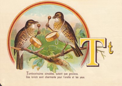 T：タンボリナリアンは優しく、優雅で、これらのロリオットは耳と目に魅力的です 作： French School