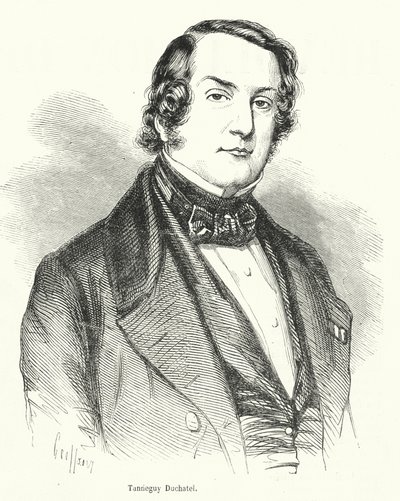 1848年2月のフランス革命で職を失ったフランスの政治家で内務大臣のタンネギーデュシャテル 作： French School