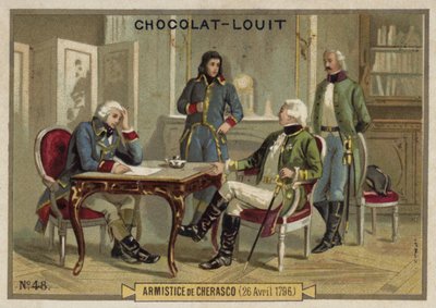 1796年4月26日、ケラスコの休戦 作： French School