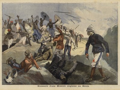 1897年1月4日のベナン虐殺 作： French School
