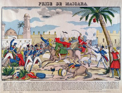 1835年にベルトランクラウゼルが指揮したフランス人によるマスカラの捕獲 作： French School