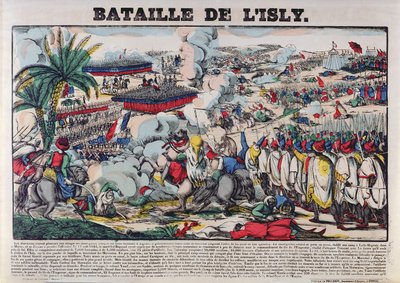 アブドエルカデルの従者の捕獲（1808-83）、または1844年8月14日、1844-63年8月14日のイズリーの戦い 作： French School