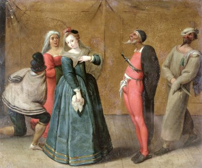 Commedia dellArte Company（231072も参照） 作： French School
