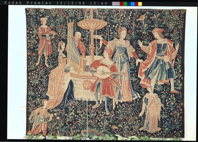 噴水でのコンサート、ロワールワークショップ、c.1570-80（詳細は87758、19846を参照） 作： French School
