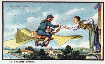 2000年の国の郵便配達員、c。 1913 作： French School