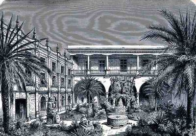 新世界の古代都市のメキシコ博物館、クロードジョセフデザイアシャルネによるパブ。 1887 作： French School