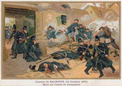 バニューでの戦闘中にダンピエールコントの死 作： French School