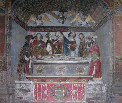 墓、c.1523（塗られた石） 作： French School