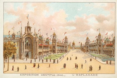 1900年パリ万国博覧会「エスプラネード」（クロモリト 作： French School