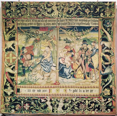 エジプトへの逃避と賢者の崇拝、1565 作： French School