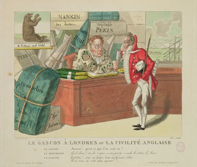 ロンドンのガスコン、または英国市民権、1806 作： French School