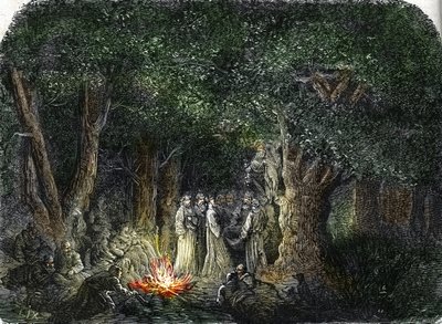 ガリア人とその司祭またはドルイド (彫刻) 1864 作： French School