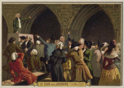 ジャコバンクラブ、フランス革命、1790年5月14日 作： French School