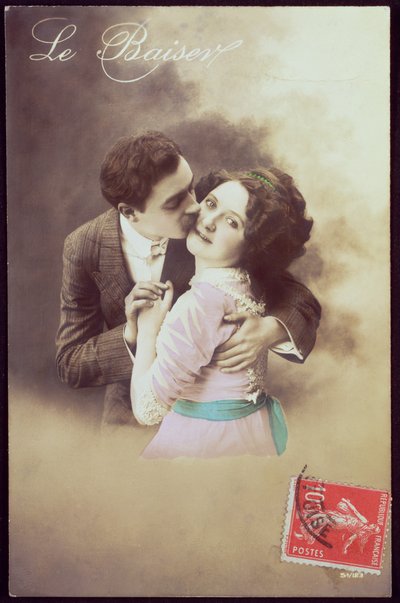 キス、1910-20 作： French School