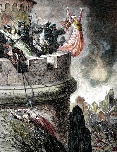 1545年、1866年のメリンドルのヴォドワの虐殺 作： French School