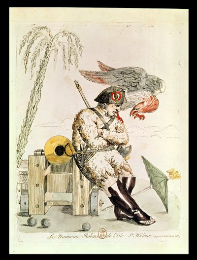 セントヘレナの新しいロビンソン、1815 作： French School