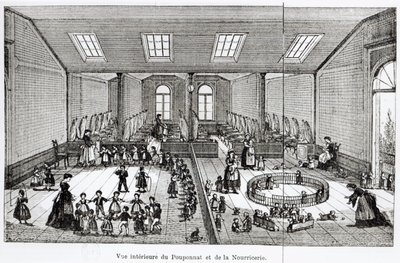 ギーズ家系の保育園、Solutions Sociales、Jean-Baptiste Andre Godin（1817-88）、パリ、1871年 作： French School