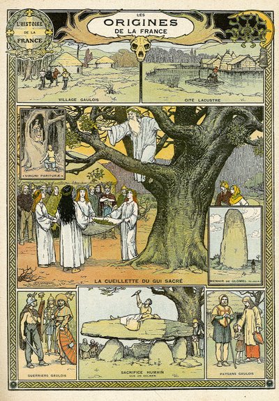 フランスの起源、『フランス史』より 作： French School