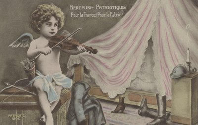 The Patriotic Lullaby」（カラーリトグラフ 作： French School