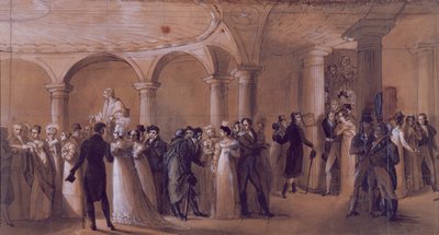 フランシス劇場のペリスタイル、1822年 作： French School
