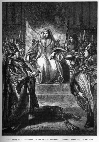 イングランド王ヘンリー4世（1367-1413）の宣戦布告 作： French School