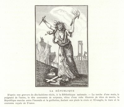 共和国、フランス革命 作： French School