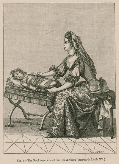 Duc dAnjouの揺りかご（その後Louis XV） 作： French School