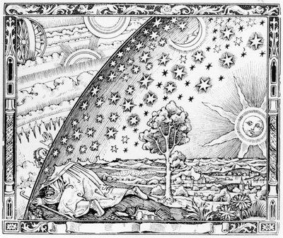 LAからの科学者Leaving the World、c.1520のスタイル、気象圏ポピュラー、パリ、1888年 作： French School