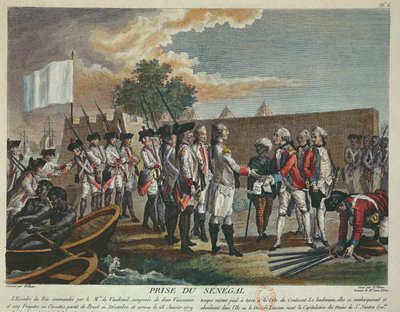 1779年のアメリカ独立戦争中の1779年のフランスによるセネガルの占領 作： French School