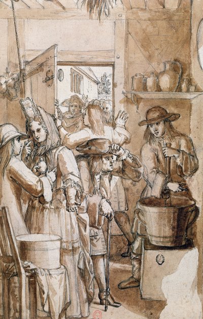 Theriac Seller（紙にトイレ） 作： French School