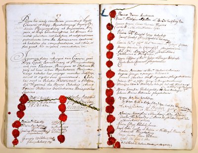 リズウィック条約、1697年10月30日 作： French School