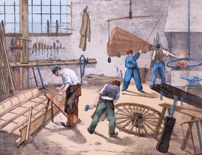ホイールライト、1860年頃 作： French School