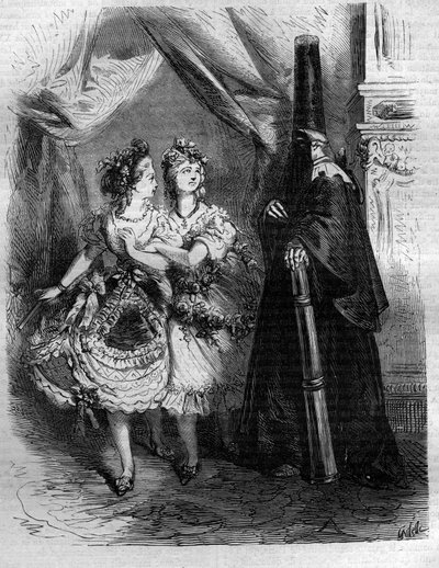 フランス王ルイ15世の「ハーレム」の娘たちは、ビエン・アイムズ（1710-1774）と呼ばれていました。モーリス・ラシャトレ著「Histoire des Papes-Rois-Queen and Empereurs a travers les centuries」に掲載されている図版 作： French School