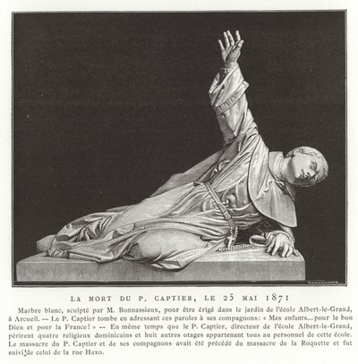 1871年5月25日、ペレキャプティエの死 作： French School