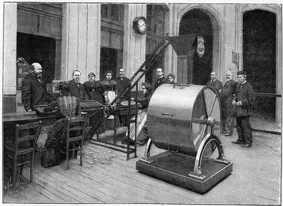 1898年、クレディ・フォンシェの応接室。 作： French School